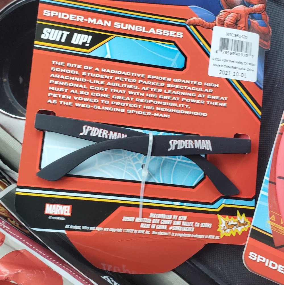 2 pair of Spider-Man toddler shades